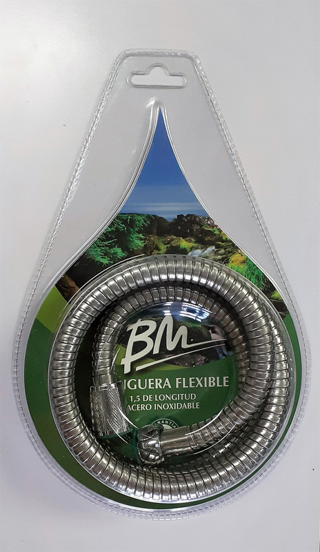 CANILLA BM 1.50mt FLEXIBLE (BLISTER):