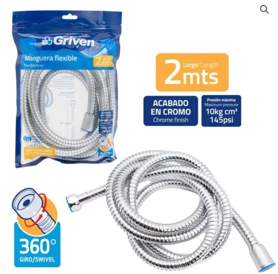 CANILLA GRIVEN 2mt FLEXIBLE 
