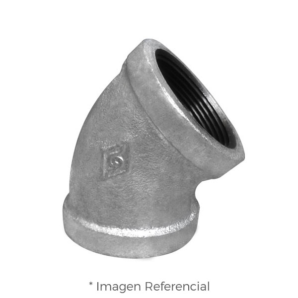 CODO HG   3/8"x 45 (150LBS):