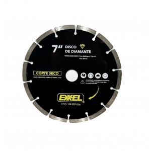DISCO DIAM 7" EXXEL SEGMENTADO:
