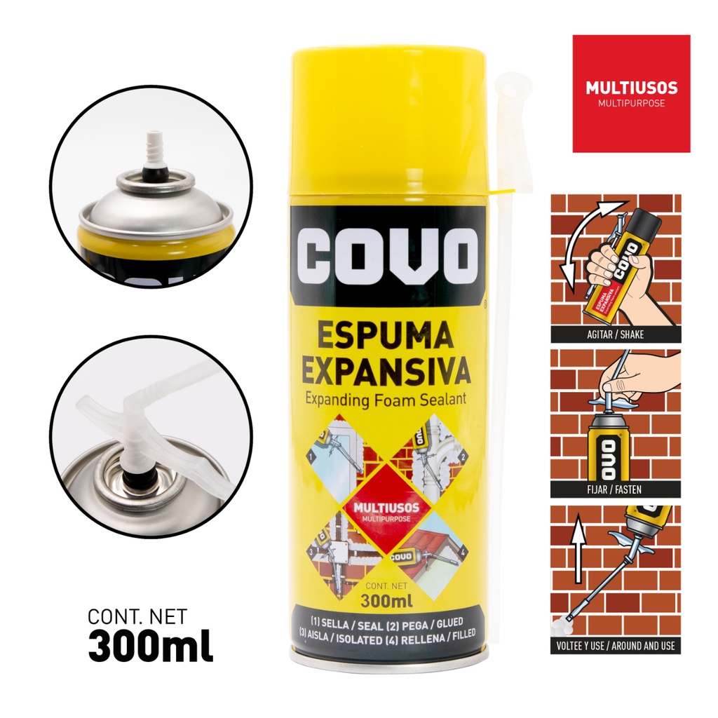 ESPUMA EXPANSIVA 300ml COVO: