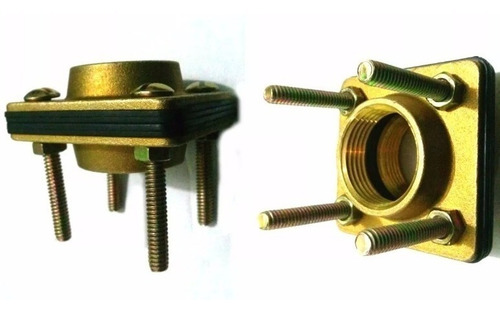 FLANCHE BRONCE  3/4" P/TANQUE AGUA: