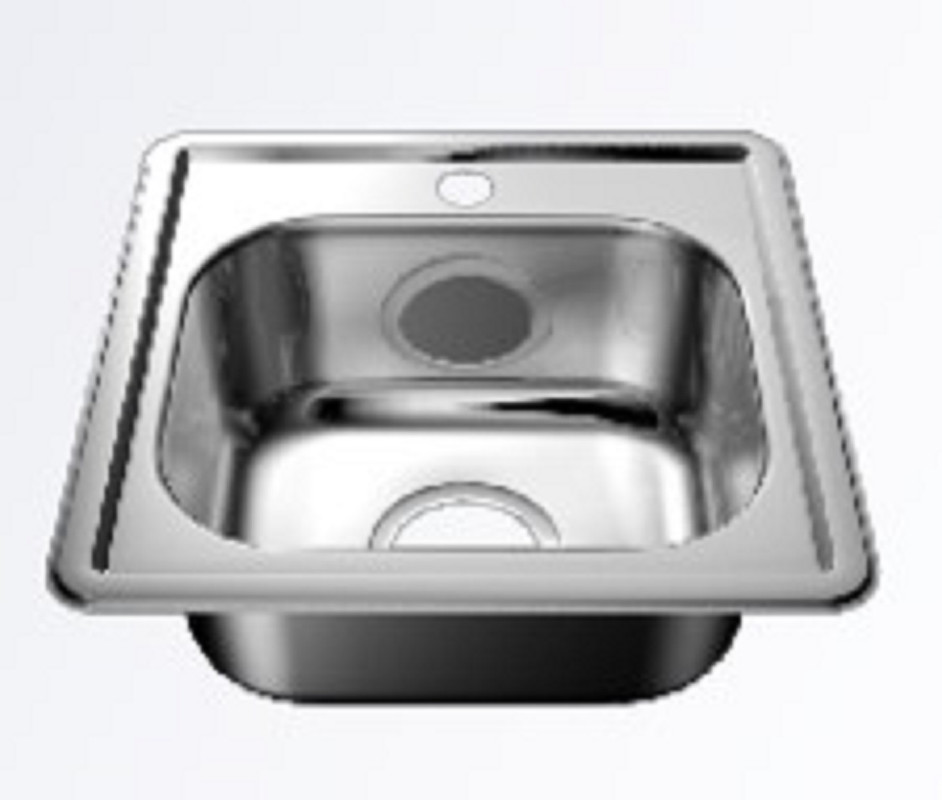 FREGAD A/INOX 40x40 EMPOT 1 HUECO: