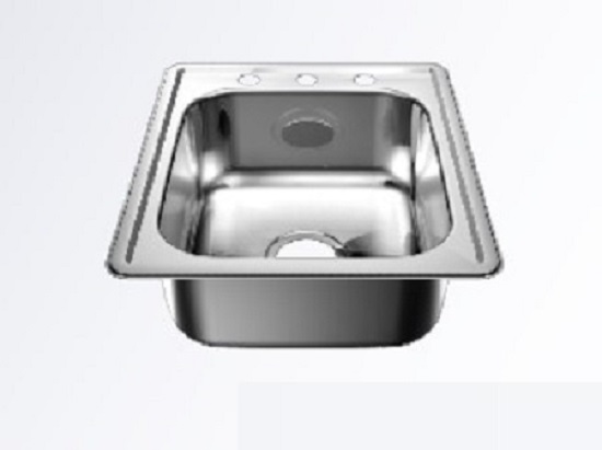 FREGAD A/INOX 45x53 EMPOT 3 HUECOS: