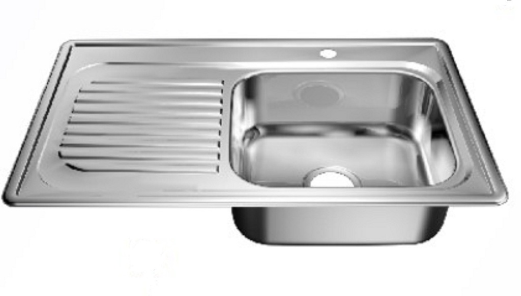 FREGAD A/INOX 84 x53 PONCH/DER 1HUEC:
