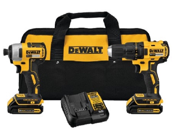 JUEGO DeWALT TALADRO 1/2"+DEST IMPA: