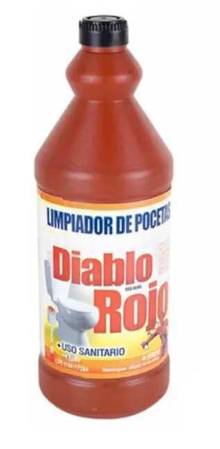 LIMPIADOR DE POCETAS DIABLO ROJO: