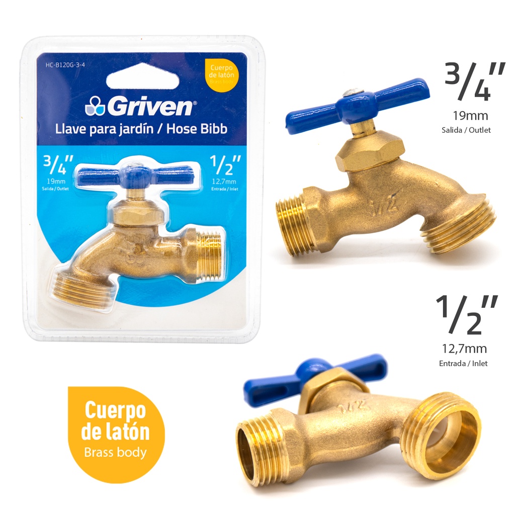 LLAVE MANG TRAD BRONCE BLISTER GRIVEN: