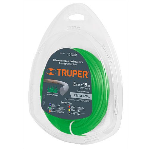 NYLON DESMAL TRUPER VERDE 2mm x 15mts: