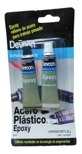 PEGA DEVCON ACERO PLASTICO: