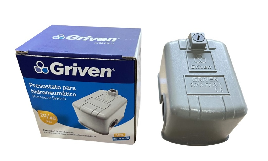 PRESOSTATO GRIVEN 20/40 PSI:
