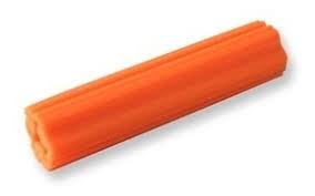 RAMPLUG PLAS NARANJAxUNIDAD(3/8")|+0