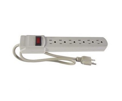 REGLETA ELECT TRIC BLANCA 5 TOMAS: