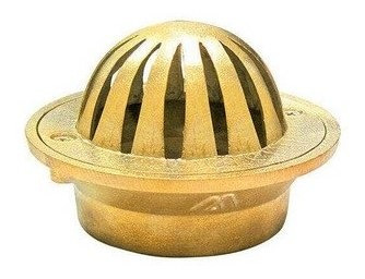 REJILLON 4" BRONCE CUPULA: