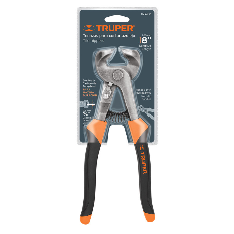 TENAZA P/CERAMICA TRUPER 8.1/2":