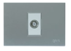 TOMA COAXIAL TV EMP IGOTO Z PLATA: