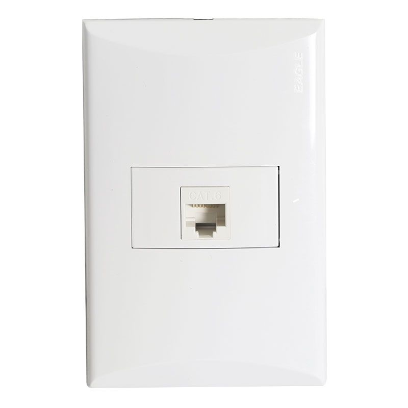 TOMA P/RJ45 TACO SKD3 BLANCO +0