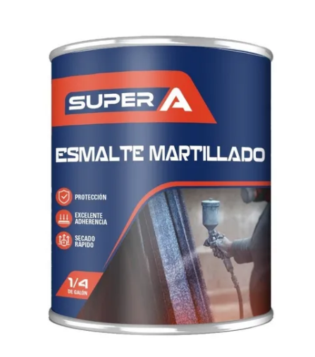 1/4 PINT MARTILLADA GRIS SUPER A: