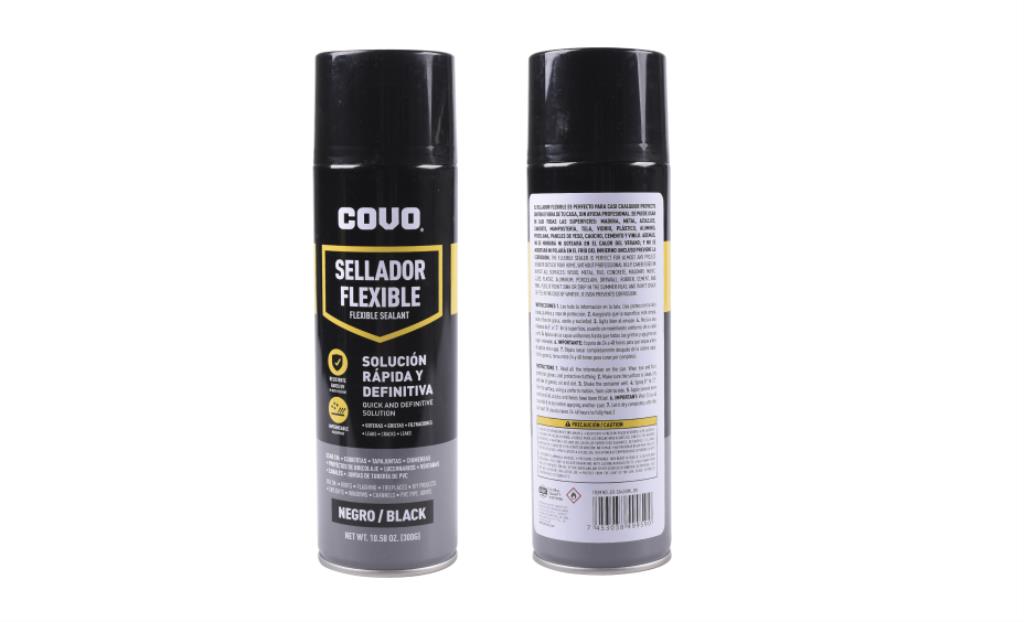 SELLADOR FLEXIBLE NEGRO 300gr COVO: