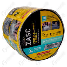 CINTA ADHES D/BUTILO 4"x05Mtrs ZASC
