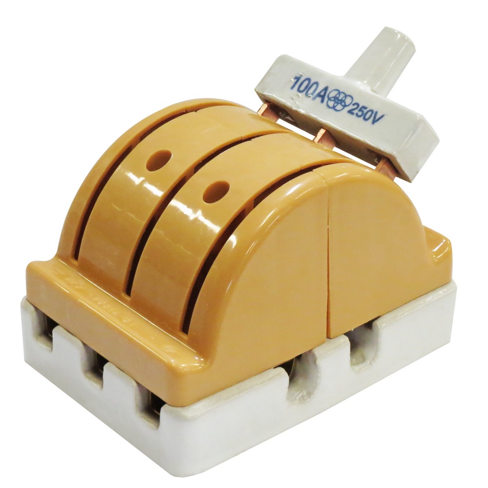 CUCHILLA ELECTRICA 2 x 100amp 2 PASES: