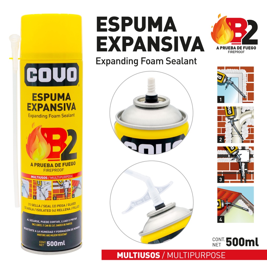 ESPUMA EXPANSIVA Pba FUEGO COVO: