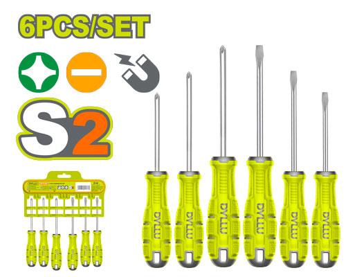 JUEGO DESTORNILLADOR 06 PZAS DYLLU: