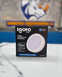 PANEL LED SUP REDONDA 12W 2en1 IGOTO: