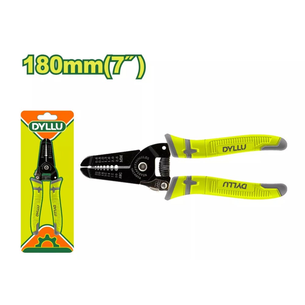 PINZA PELA CABLE 7" / AWG 10-22 DYLLU