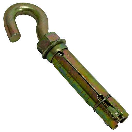 RAMPLUG METALICO C/GANCHO 1/2"