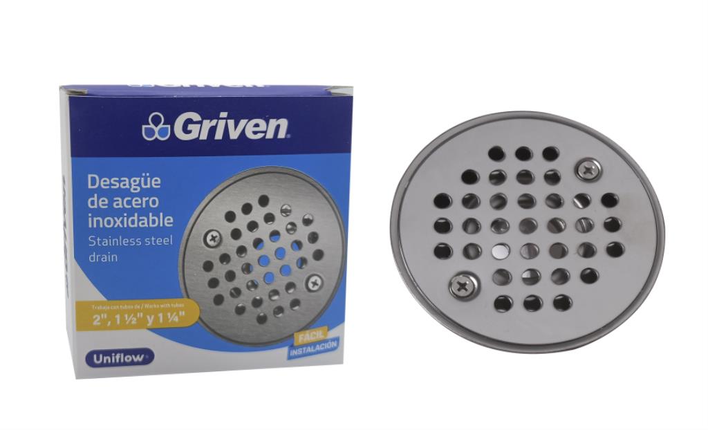 REJILLA 2" RED PERFOR ACERO INOX GRIVEN