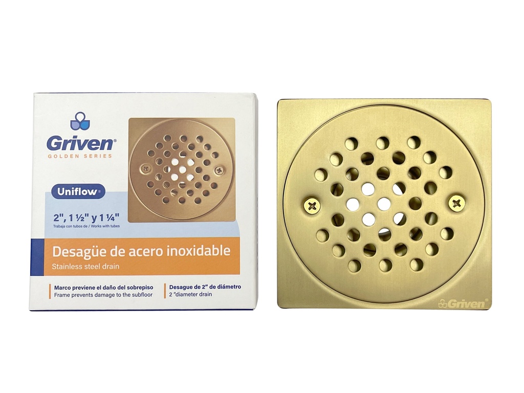 REJILLA DORADA 2" GOLDEN GRIVEN