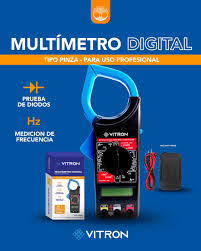 TESTER DIGITAL C/PINZA VITRON