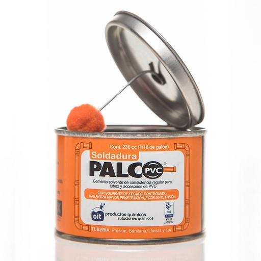 [110458] 1/16 PEGA PALC CPVC NARANJA   (236 CC):