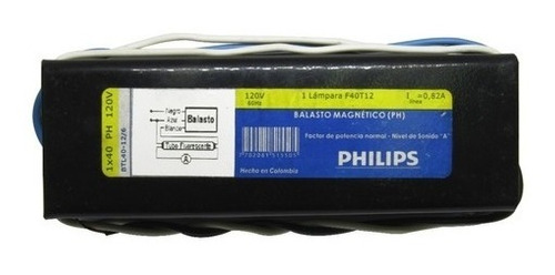 [036903] BALASTRO PHILIPS 1x40 PH;+