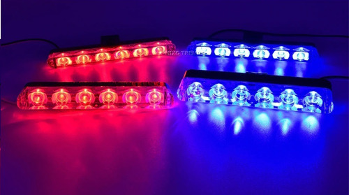 [038690] BARRA LED ESTROBOS ROJO/AZUL 