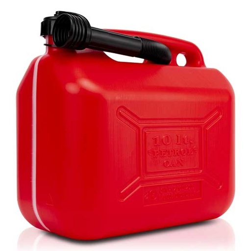 [124875] BIDON PLAST 10 Lts ROJO FERCO