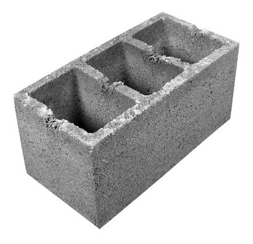 [051015] BLOQUE CONC. 15 cms P/OBRA LIMPIA: