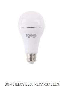 [142092] BOMBI LED RECARGABLE  9W IGOTO:
