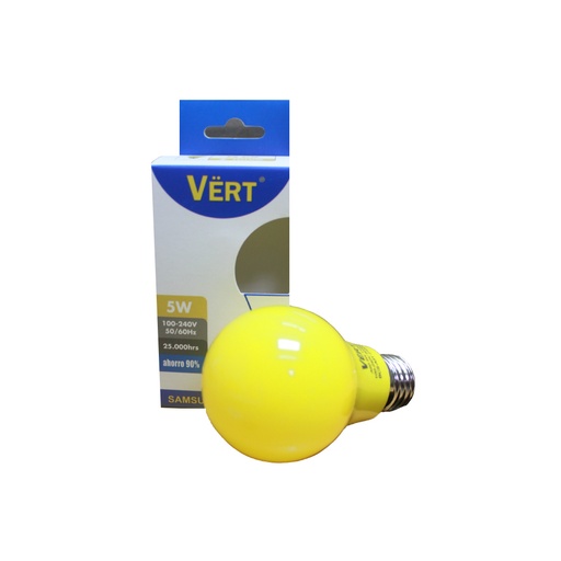 [138000] BOMBI BULBO LED VERT AMARILLO 5W