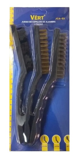 [006261] CEPILLO ALAMBRE ECON. (3PZAS):