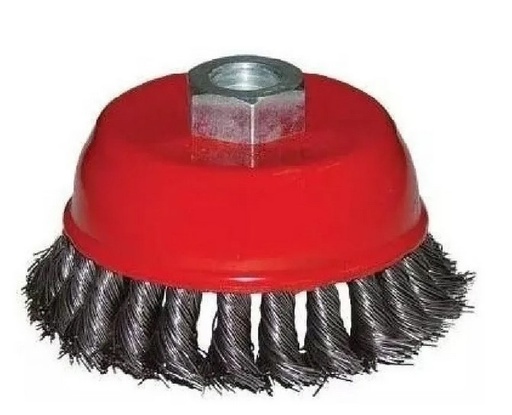 [006313] CEPILLO ESMER 4"x5/8 COPA TRENZADO: