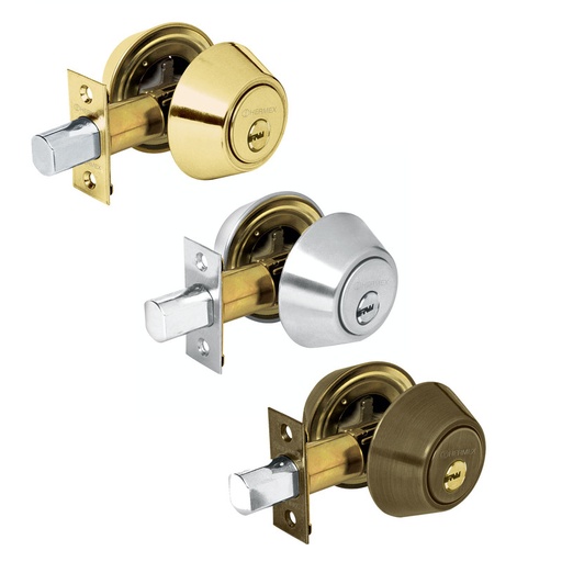 [T43602] CERROJO HERMEX LLAVE-LLAVE CROM: