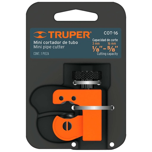 [T12850] CORTA TUBO MINI TRUPER 5/8":