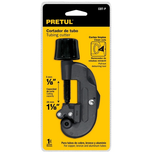 [T20960] CORTA TUBO PRETUL 1/8" A 1.1/8":