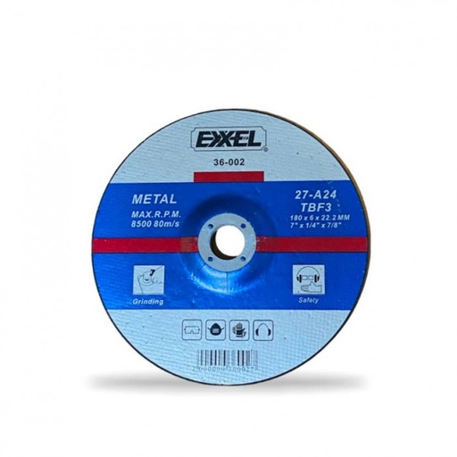 [061353] DISCO MET 4.5" DESBASTE EXXEL: