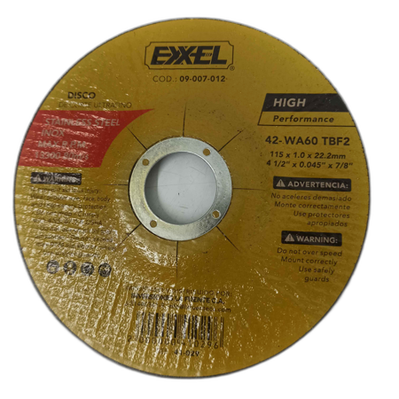 [061355] DISCO MET 7" EXT/PLANO EXXEL: