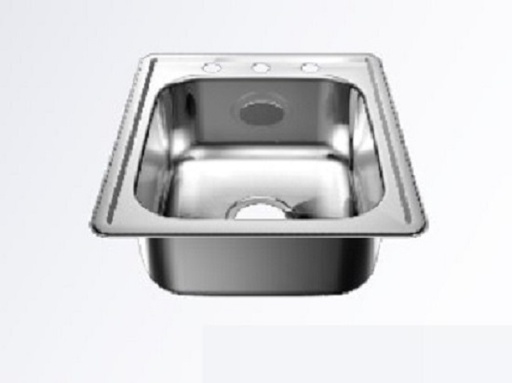 [024101-3] FREGAD A/INOX 45x53 EMPOT 3 HUECOS: