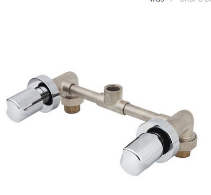 [F02DU02O] GRUPO DUCHA FP 8" ONDA: