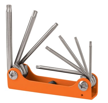 [T15569] LLAVE TORX TRUPER T/NAVAJA (8 PZAS):